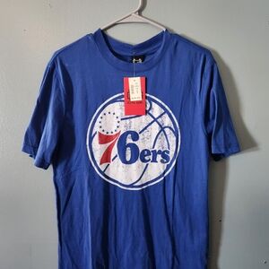 Ultra Game Blue 76ers Tee Shirt